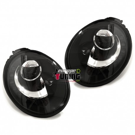 PHARES DEVIL EYES NOIRS NEW BEETLE 1998-2005 (03739)