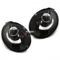 PHARES DEVIL EYES NOIRS NEW BEETLE 1998-2005 (03739)