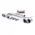 SORTIES ECHAPPEMENT INOX CONVERSION 4 SORTIES DUPLEX BMW SERIE 5 F10 F11 F12 F13 (05409)