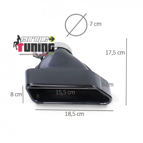 SORTIES SILENCIEUX ECHAPPEMENT SPORT PACK M V8 BMW SERIE 5 F10 F11 ET SERIE 6 F12 F13 (04972)