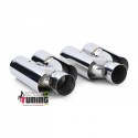 4 SORTIES ECHAPPEMENT DUPLEX CHROME SPORT BMW SERIE 5 F10 F11 F12 F13 (05412)