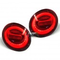 FEUX SPORT ROUGES TUBES LED CELIS VOLKSWAGEN VW NEW BEETLE PH1 1998-2005 (05420)