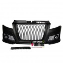 PARE CHOCS SPORT LOOK RS3 NOIR AUDI A3 8P2 2008-2013 AVEC PDC (04332)