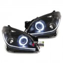 PHARES XENON ANNEAUX ET BANDES LED OPEL ASTRA H BERLINE GTC ET TWIN TOP (02925)