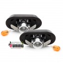 CLIGNOTANTS REPETITEURS NOIRS DUSTER - RENAULT CLIO MEGANE ESPACE TWINGO ...(05425)