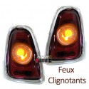 FEUX ROUGES LED RONDS CELIS POUR MINI COOPER R56 R57 2010-2014 LOOK F56 F57 (05426)