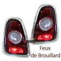 FEUX ROUGES LED RONDS CELIS POUR MINI COOPER R56 R57 2010-2014 LOOK F56 F57 (05426)