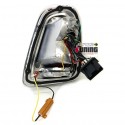 FEUX ROUGES LED RONDS CELIS POUR MINI COOPER R56 R57 2010-2014 LOOK F56 F57 (05426)