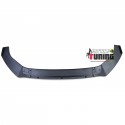 LAME DE SPOILER NOIR BRILLANT POUR PARE-CHOCS AVANT DE VOLKSWAGEN GOLF 7 GTI (05434)