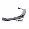 LAME DE SPOILER NOIR BRILLANT POUR PARE-CHOCS AVANT DE VOLKSWAGEN GOLF 7 GTI (05434)