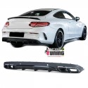 DIFFUSEUR FULL BLACK PACK C63 AVEC DOUBLES SORTIES MERCEDES CLASSE C C205 COUPE & A205 CAB (05436)