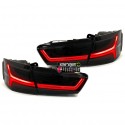 FEUX NOIRS A LED DYNAMIQUES AUDI A6 C7 BERLINE LOOK PHASE 2 POUR PHASE 1 2011-2014 (05446)