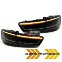 FEUX NOIRS A LED DYNAMIQUES AUDI A6 C7 BERLINE LOOK PHASE 2 POUR PHASE 1 2011-2014 (05446)