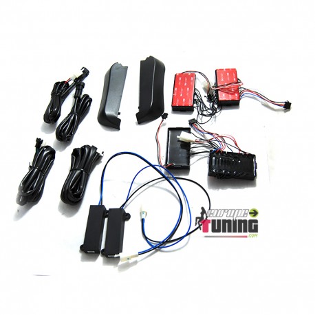 FEUX NOIRS A LED DYNAMIQUES AUDI A6 C7 BERLINE LOOK PHASE 2 POUR PHASE 1 2011-2014 (05446)