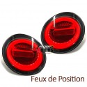 FEUX CELIS NOIRS AVEC CLIGNOTANTS LED SEQUENCIELS VW NEW BEETLE PH1 1998-2005  (05453)