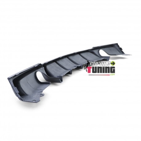 DIFFUSEUR SPORT NOIR DOUBLE SORTIE ECHAPPEMENT SIMPLE BMW SERIE 3 TYPE F30 PACK M (05456)
