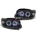 PHARES ANGEL EYES NOIRS PEUGEOT 106 PH2 (14610)
