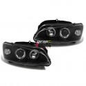 PHARES ANGEL EYES NOIRS PEUGEOT 106 PH2 (14610)