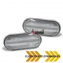 REPETITEURS CHROME CLIGNOTANTS LEDS SEQUENTIELS VOLKSWAGEN VW SEAT & FORD (05468)