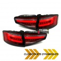 FEUX ROUGES CLIGNOTANTS LED SEQUENTIELS DYNAMIQUES AUDI A4 B8 BERLINE PH2 2011-2015 (05470)