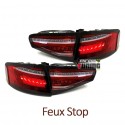 FEUX ROUGES CLIGNOTANTS LED SEQUENTIELS DYNAMIQUES AUDI A4 B8 BERLINE PH2 2011-2015 (05470)