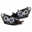 PHARES ANGEL EYES NOIRS PEUGEOT 307 ELECTRIQUES (03320)