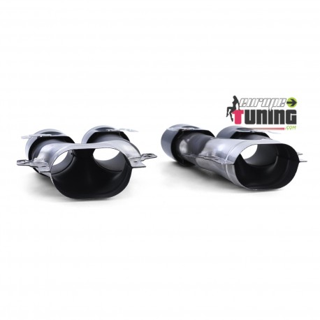 DOUBLES SORTIES RONDES ECHAPPEMENT NOIRES SPORT LOOK PACK AMG E53 MERCEDES CLASSE E W213 (05476)