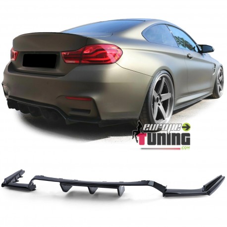 DIFFUSEUR SPORT NOIR BRILLANT POUR BMW M3 F80 & M4 F82 F83 (05488)