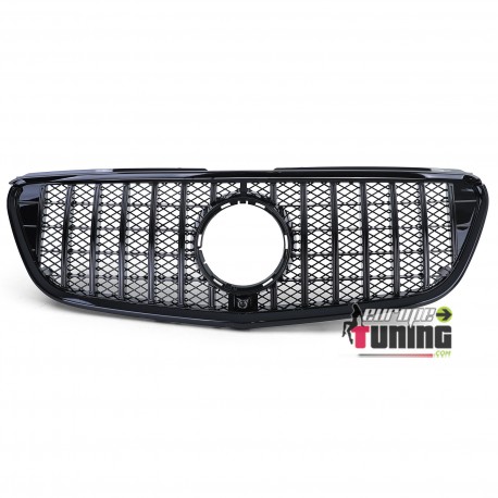 CALANDRE LIGNE AMG GT R PANAMERICANA FULL BLACK MERCEDES VITO W447 2014-2019 (05491)