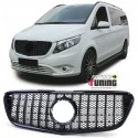 CALANDRE LIGNE AMG GT R PANAMERICANA FULL BLACK MERCEDES VITO W447 2014-2019 (05491)