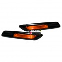 2 CLIGNOTANTS REPETITEURS LEDS NOIRS BMW SERIE 5 F10 / F11 (05508)