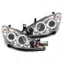 PHARES ANGEL EYES CHROM PEUGEOT 307 ELECTRIQUES (12075)