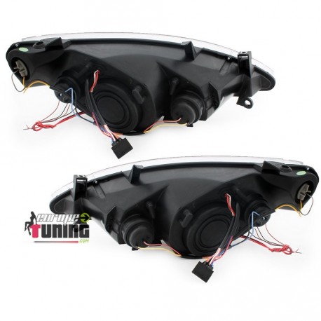 PHARES ANGEL EYES CHROM PEUGEOT 307 ELECTRIQUES (12075)