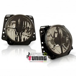 FEUX AVANTS TUNING GOLF 2 FUMES NOIRS (10646)