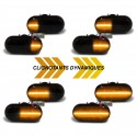 CLIGNOTANTS REPETITEURS SEQUENTIELS LED NOIRS DACIA DUSTER - RENAULT CLIO MEGANE TWINGO ...(05510)