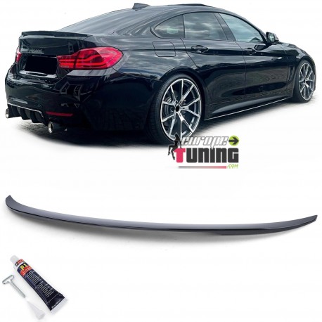 BECQUET SPOILER COFFRE SPORT NOIR BRILLANT BMW SERIE 4 F36 GRAN COUPE (05526)