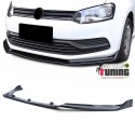 SPOILER AVANT SPORT NOIR BRILLANT POUR PARE CHOCS VW POLO 5 6C (05532)
