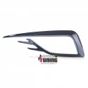 CADRES GRILLES ENJOLIVEURS ANTI BROUILLARD STYLE GTI CARBONE VW GOLF 7 PH2 (05537)