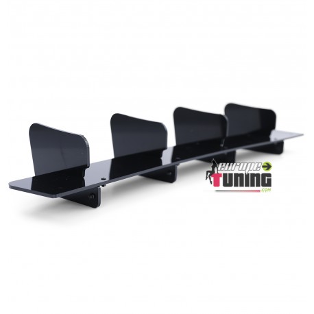 DIFFUSEUR ARRIERE SPORT NOIR BRILLANT POUR PARE CHOCS GTI  & GTD VW GOLF 7 (05539)