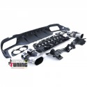 DIFFUSEUR SPORT NOIR PACK SPORT AVEC DOUBLES SORTIES MERCEDES CLASSE E W213 (05010)