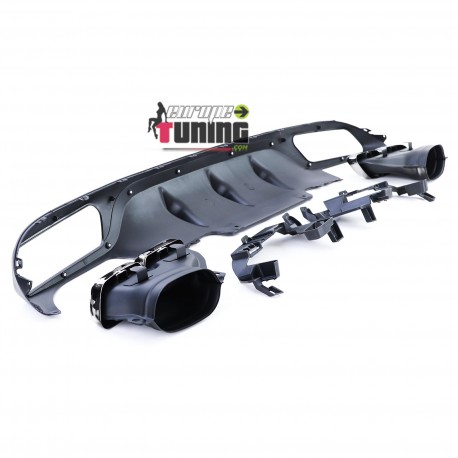 DIFFUSEUR SPORT STYLE AMG E63 AVEC SORTIES CHROME MERCEDES CLASSE E W213 STANDARD PH1 (05543)