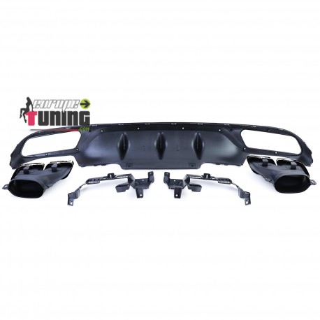 DIFFUSEUR SPORT STYLE AMG E63 AVEC SORTIES CHROME MERCEDES CLASSE E W213 STANDARD PH1 (05543)