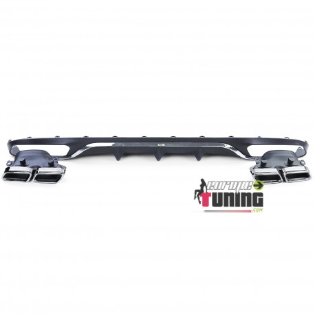 DIFFUSEUR SPORT STYLE AMG E63 AVEC SORTIES CHROME MERCEDES CLASSE E W213 STANDARD PH1 (05543)