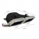 DIFFUSEUR SPORT STYLE AMG E63 AVEC SORTIES CHROME MERCEDES CLASSE E W213 STANDARD PH1 (05543)