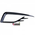 CADRES GRILLES ENJOLIVEURS ANTI BROUILLARD SPORT NOIR BRILLANT VW GOLF 7 PH2 (05555)