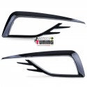 CADRES GRILLES ENJOLIVEURS ANTI BROUILLARD SPORT NOIR BRILLANT VW GOLF 7 PH2 (05555)