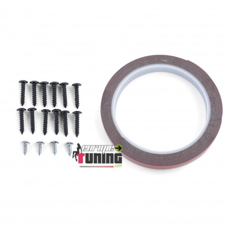 SPOILER AVANT SPORT STYLE CARBONE POUR PARE CHOCS VW POLO 5 6C 2014-2017 (05557)