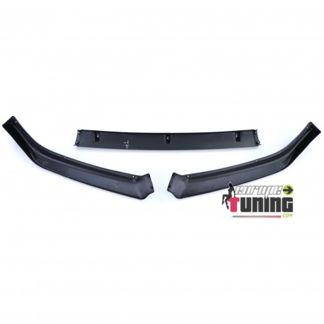 SPOILER AVANT SPORT STYLE CARBONE POUR PARE CHOCS VW POLO 5 6C 2014-2017 (05557)