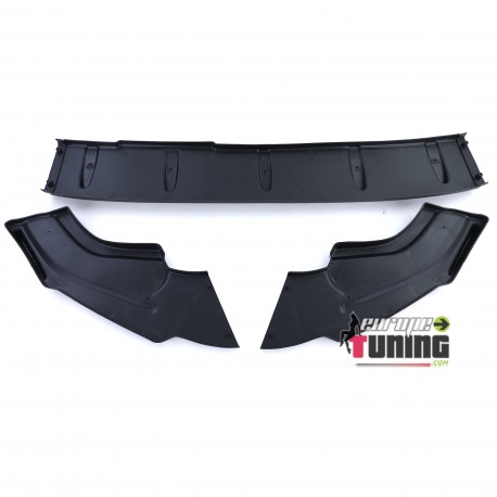 SPOILER AVANT NOIR BRILLANT PARE-CHOCS SPORT VW GOLF 7 GTI GTD & R-LINE (05562)