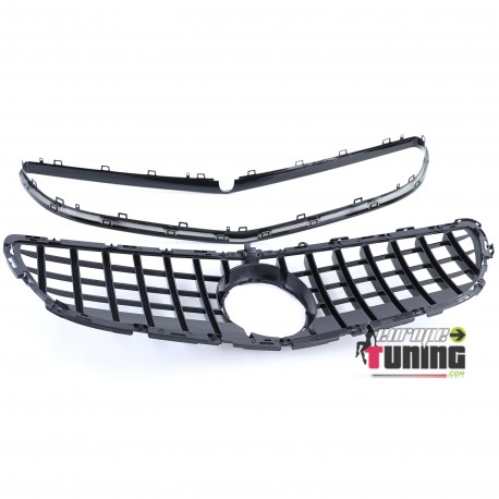 CALANDRE LIGNE GT AMG FULL BLACK MERCEDES CLS 218 2014-2018 PH2 AVEC CAMERA (05224)